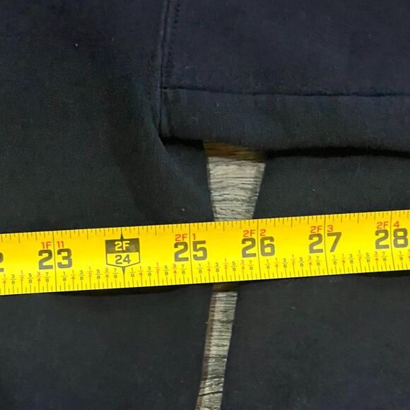 Vintage Y2K Western Michigan Broncos Sweatshirt Black Embroidered - Men's XL - Picture 6 of 7